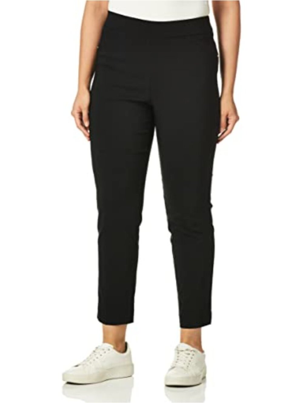 Super Stretch Millennium Slimming Pull-On Ankle Pants Straight Leg